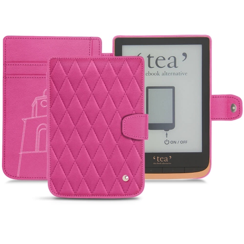 Capa em pele PocketBook Touch HD 3 - Tea Touch HD PlusRose BB - Couture ( Pantone #DB599F )
