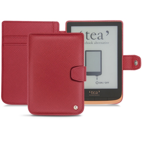 Funda de piel PocketBook Touch HD 3 - Tea Touch HD PlusRouge passion ( Pantone #a6192e ) 