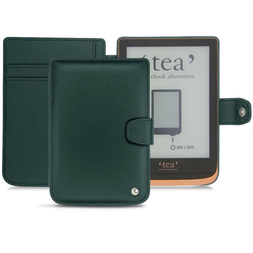 Capa em pele PocketBook Touch HD 3 - Tea Touch HD PlusVert séduisant ( Pantone #1d3c34 ) 