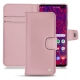 Housse cuir Samsung Galaxy S10+ - Rose ( Nappa - Pantone 2365C ) 