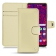 Samsung Galaxy S10+ leather case - Beige ( Nappa - Pantone 7502C ) 