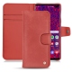 Capa em pele Samsung Galaxy S10+ - Cerise vintage ( Pantone 185C ) 