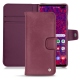 Custodia in pelle Samsung Galaxy S10+ - Prune vintage ( Pantone 512C ) 