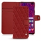 Samsung Galaxy S10+ leather case - Tomate - Couture ( Pantone 187C ) 