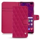 Housse cuir Samsung Galaxy S10+ - Rose fluo - Couture