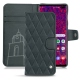 Custodia in pelle Samsung Galaxy S10+ - Blu marino - Couture
