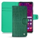 Housse cuir Samsung Galaxy S10+ - Crocodile pino