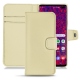 Capa em pele Samsung Galaxy S10+ - Beige PU