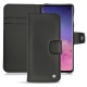 Samsung Galaxy S10 leather case - Noir ( Nappa - Black ) 
