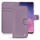 Custodia in pelle Samsung Galaxy S10 - Lilas ( Nappa - Pantone 2645U ) 