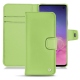 硬质真皮保护套 Samsung Galaxy S10 - Vert olive ( Nappa - Pantone 578U ) 