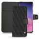 Funda de piel Samsung Galaxy S10 - Noir - Couture ( Nappa - Black ) 