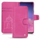 Housse cuir Samsung Galaxy S10 - Rose BB