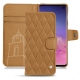 Custodia in pelle Samsung Galaxy S10 - Castan esparciate - Couture