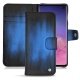 Lederschutzhülle Samsung Galaxy S10 - Bleu Patine