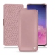 Funda de piel Samsung Galaxy S10 - Rose ( Nappa - Pantone 2365C ) 