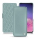 Samsung Galaxy S10 leather case - Bleu ciel ( Nappa - Pantone 277C ) 