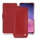 Funda de piel Samsung Galaxy S10 - Rouge ( Nappa - Pantone 199C ) 