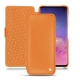 Funda de piel Samsung Galaxy S10 - Orange ( Nappa - Pantone 1495U ) 