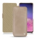 Capa em pele Samsung Galaxy S10 - Taupe vintage ( Pantone 7530C ) 