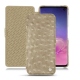 Funda de piel Samsung Galaxy S10 - Autruche desert