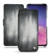Custodia in pelle Samsung Galaxy S10 - Gris Patine