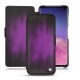 Lederschutzhülle Samsung Galaxy S10 - Violet Patine