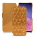 Capa em pele Samsung Galaxy S10 - Or Maïa - Couture