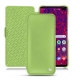Housse cuir Samsung Galaxy S10+ - Vert olive ( Nappa - Pantone 578U ) 