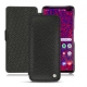 Samsung Galaxy S10+ leather case - Ebène ( Sleek P C12 - Black ) 