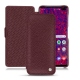 Capa em pele Samsung Galaxy S10+ - Lie de vin ( Pantone 5115C ) 