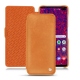 Custodia in pelle Samsung Galaxy S10+ - Mandarine vintage ( Pantone 165C ) 