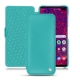 Capa em pele Samsung Galaxy S10+ - Bleu fluo