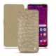 Capa em pele Samsung Galaxy S10+ - Autruche desert