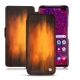 Housse cuir Samsung Galaxy S10+ - Fauve Patine