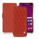 Custodia in pelle Samsung Galaxy S10+ - Papaye - Couture ( Pantone 180C ) 