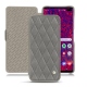 Samsung Galaxy S10+ leather case - Acier vintage - Couture
