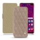 Samsung Galaxy S10+ leather case - Taupe vintage - Couture