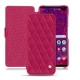 Custodia in pelle Samsung Galaxy S10+ - Rose fluo - Couture