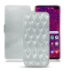 Capa em pele Samsung Galaxy S10+ - Platinium - Couture