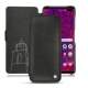 Samsung Galaxy S10+ leather case - Negre poudro