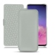 Custodia in pelle Samsung Galaxy S10 - Gris PU