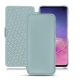 Lederschutzhülle Samsung Galaxy S10 - Bleu Ciel PU