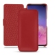Housse cuir Samsung Galaxy S10 - Rouge PU