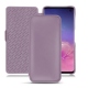 Capa em pele Samsung Galaxy S10 - Lilas PU