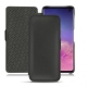 Housse cuir Samsung Galaxy S10 - Noir PU