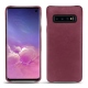 Capa em pele Samsung Galaxy S10 - Prune vintage ( Pantone 512C ) 
