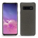 Samsung Galaxy S10 leather cover - Anthracite ( Pantone 424C ) 
