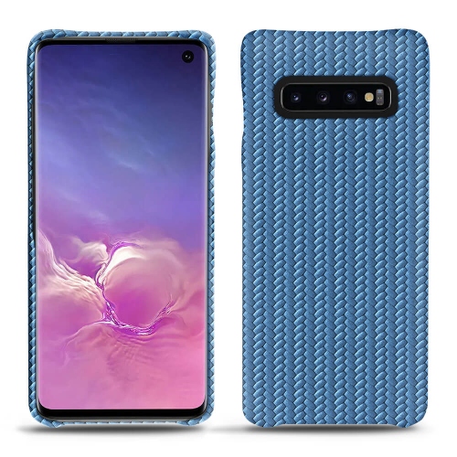 Capa em pele Samsung Galaxy S10Abaca ishia ( Pantone #395775 ) 