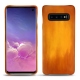 硬质真皮保护套 Samsung Galaxy S10 - Orange Patine